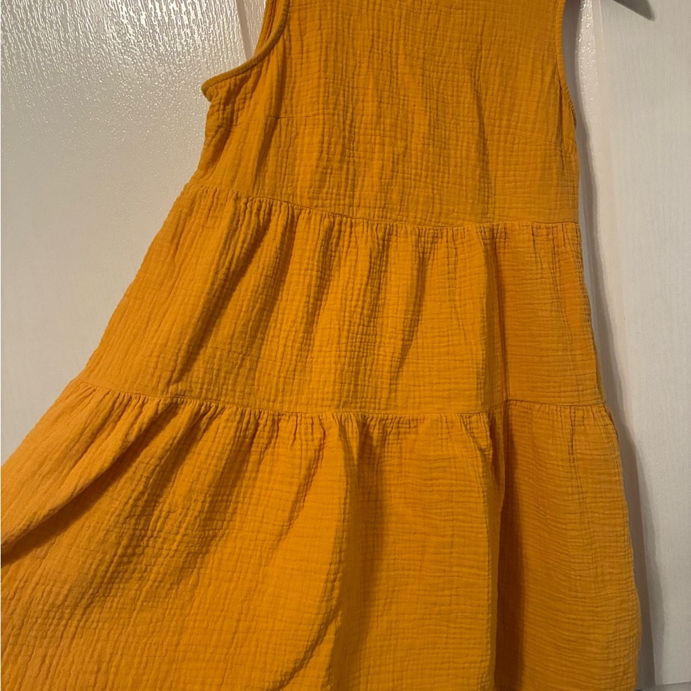 Mustard Yellow Sleeveless Universal Threads Dress - Picture 2 of 5